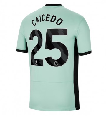 Chelsea Moises Caicedo #25 Koszulka Trzecich 2023-24 Krótki Rękaw